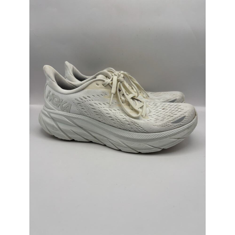 Hoka Clifton 8 White Running Shoes Women Size 8